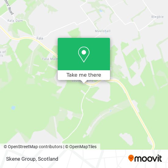 Skene Group map