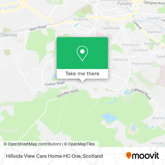 Hillside View Care Home-HC-One map