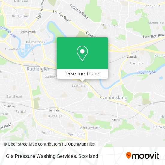 Gla Pressure Washing Services map