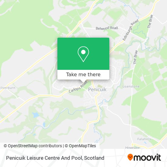 Penicuik Leisure Centre And Pool map