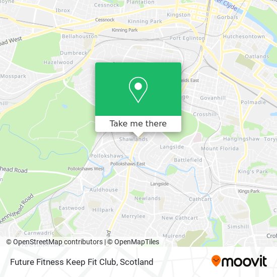 Future Fitness Keep Fit Club map