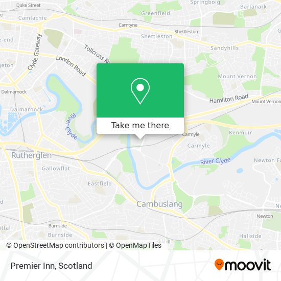 Premier Inn map