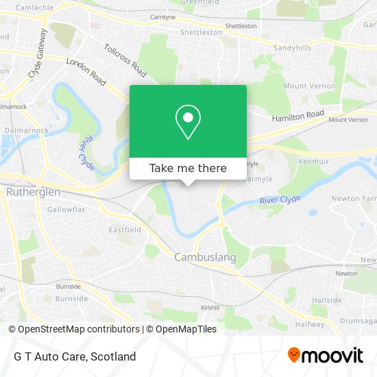 G T Auto Care map
