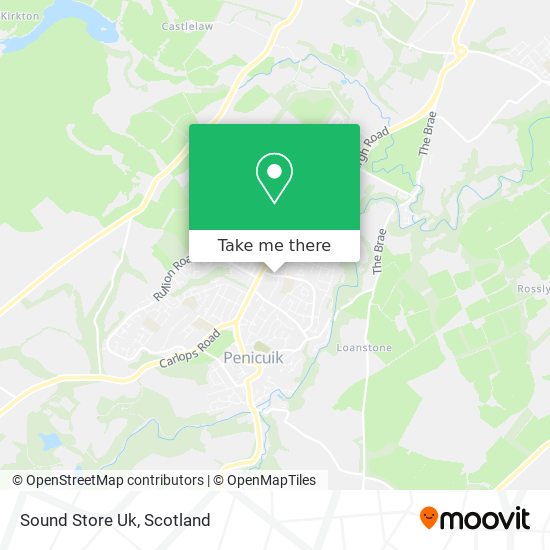 Sound Store Uk map