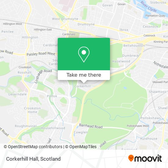 Corkerhill Hall map