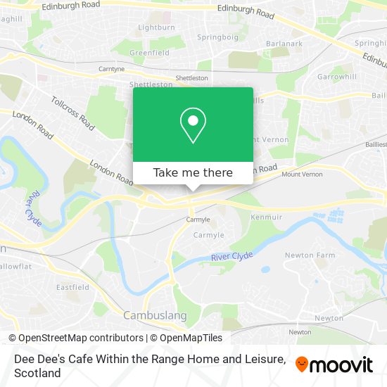 Dee Dee's Cafe Within the Range Home and Leisure map