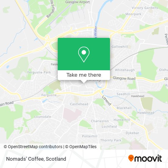 Nomads' Coffee map