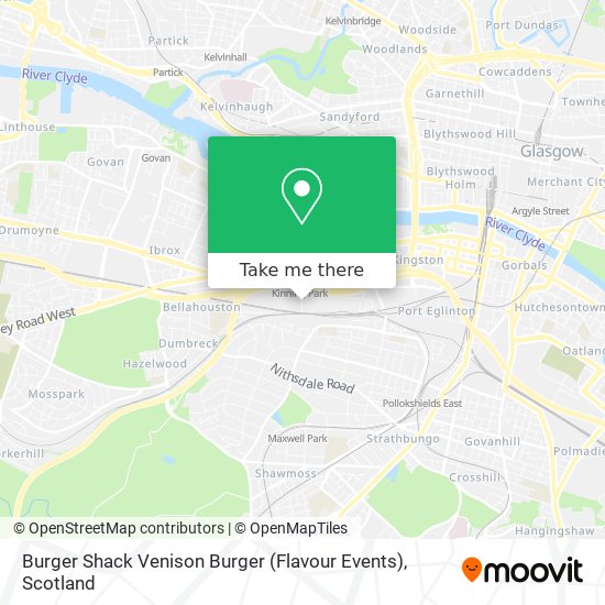 Burger Shack Venison Burger (Flavour Events) map