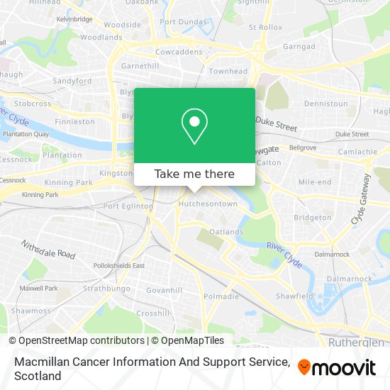 Macmillan Cancer Information And Support Service map