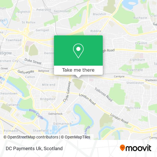 DC Payments Uk map