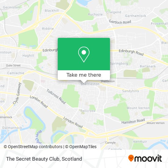 The Secret Beauty Club map