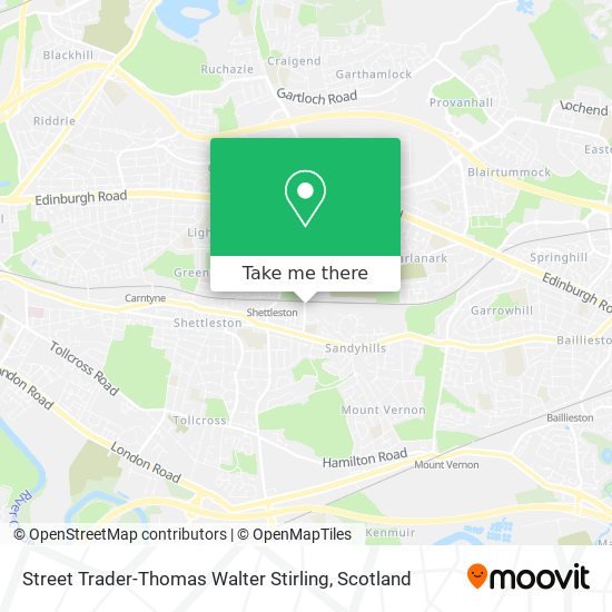 Street Trader-Thomas Walter Stirling map