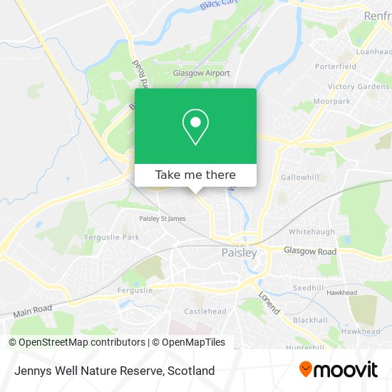 Jennys Well Nature Reserve map