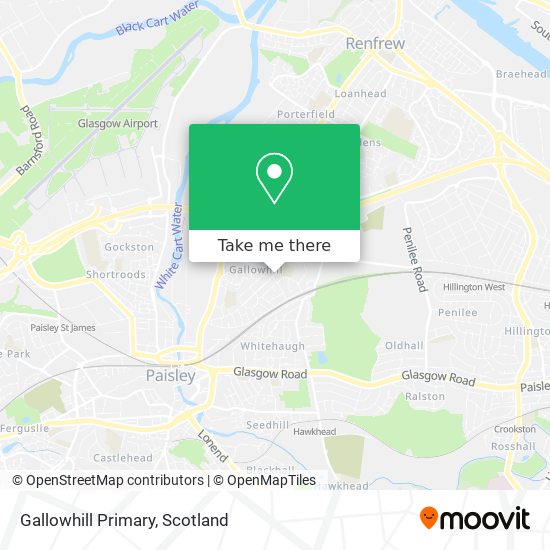 Gallowhill Primary map