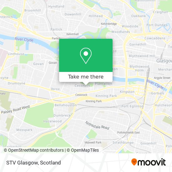 STV Glasgow map