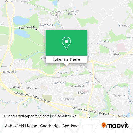 Abbeyfield House - Coatbridge map