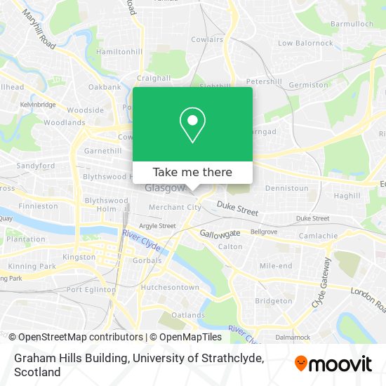Graham Hills Building, University of Strathclyde map