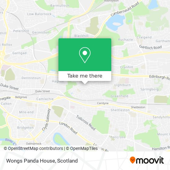 Wongs Panda House map