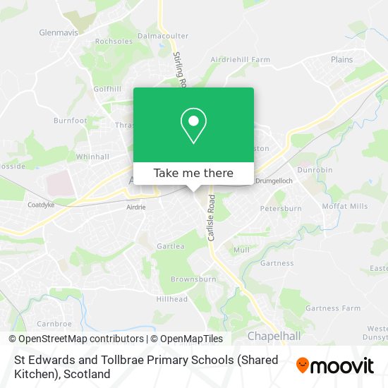 St Edwards and Tollbrae Primary Schools (Shared Kitchen) map