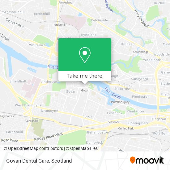 Govan Dental Care map