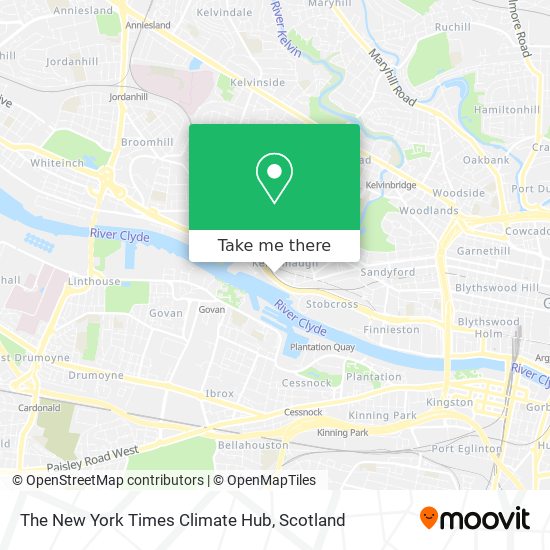 The New York Times Climate Hub map