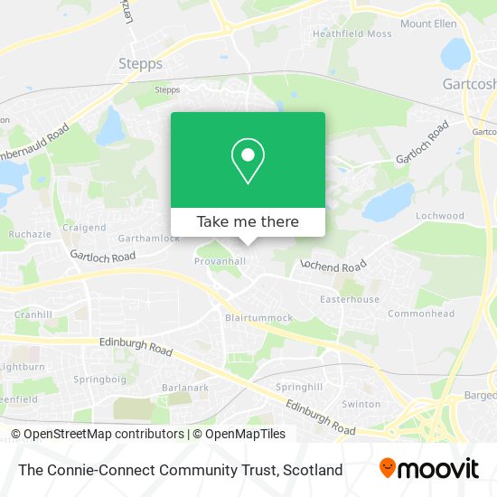 The Connie-Connect Community Trust map