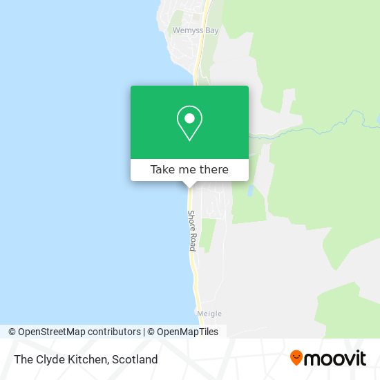 The Clyde Kitchen map