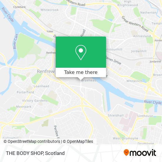 THE BODY SHOP map