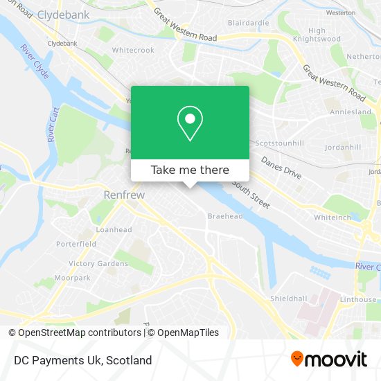 DC Payments Uk map