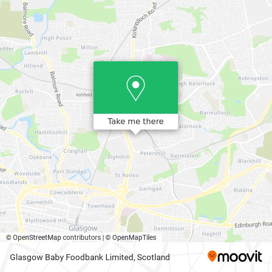 Glasgow Baby Foodbank Limited map