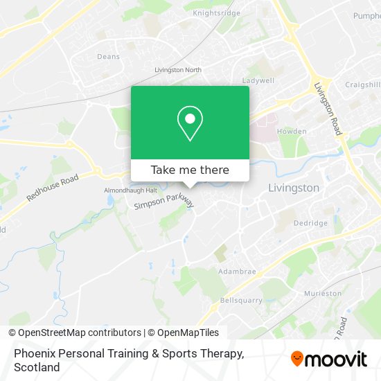 Phoenix Personal Training & Sports Therapy map