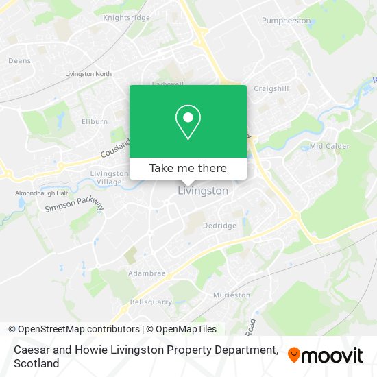 Caesar and Howie Livingston Property Department map