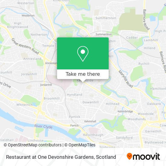 Restaurant at One Devonshire Gardens map