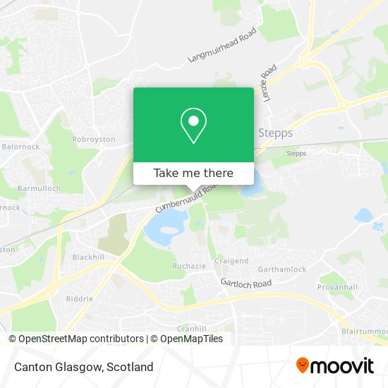 Canton Glasgow map