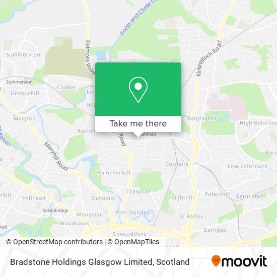 Bradstone Holdings Glasgow Limited map