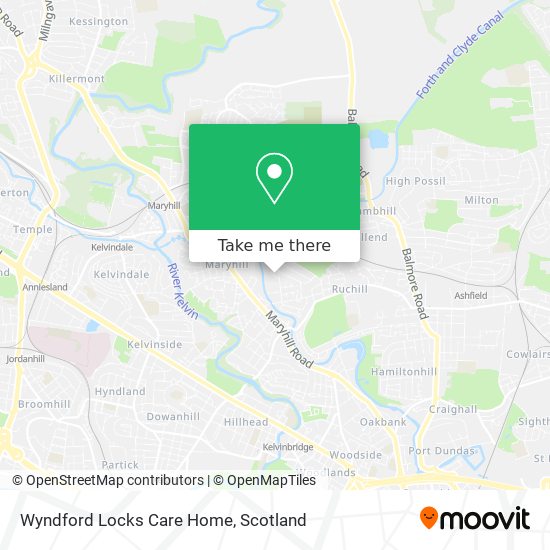 Wyndford Locks Care Home map