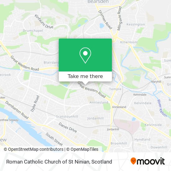 Roman Catholic Church of St Ninian map