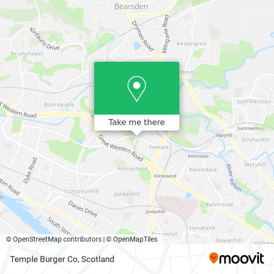 Temple Burger Co map