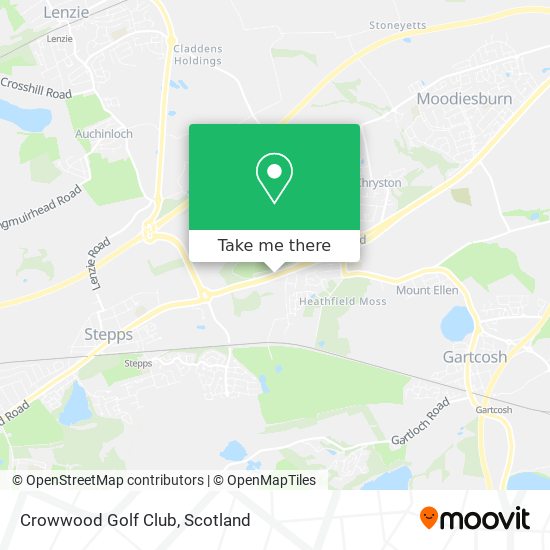 Crowwood Golf Club map