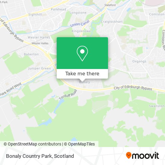 Bonaly Country Park map