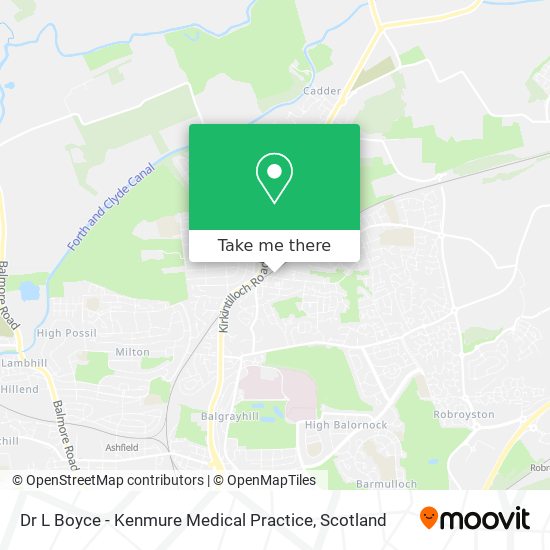 Dr L Boyce - Kenmure Medical Practice map