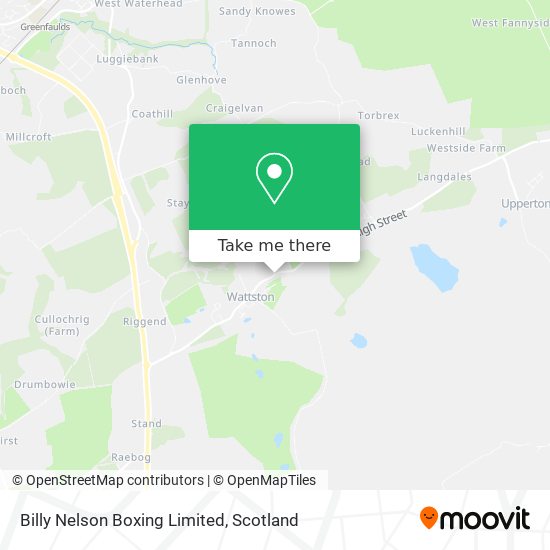 Billy Nelson Boxing Limited map