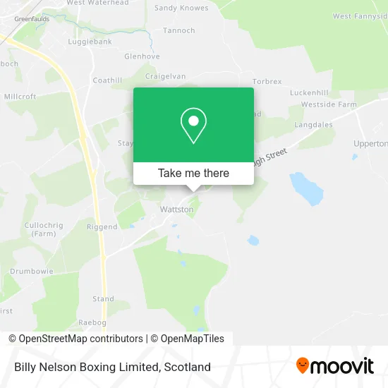 Billy Nelson Boxing Limited map