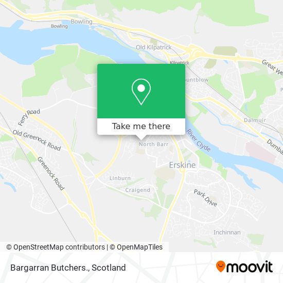 Bargarran Butchers. map