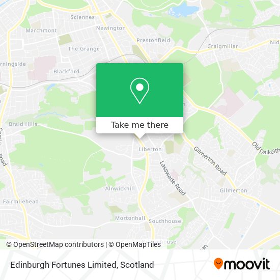 Edinburgh Fortunes Limited map