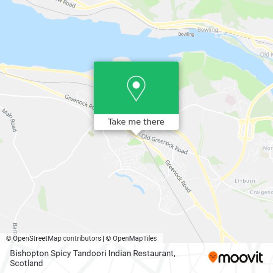 Bishopton Spicy Tandoori Indian Restaurant map