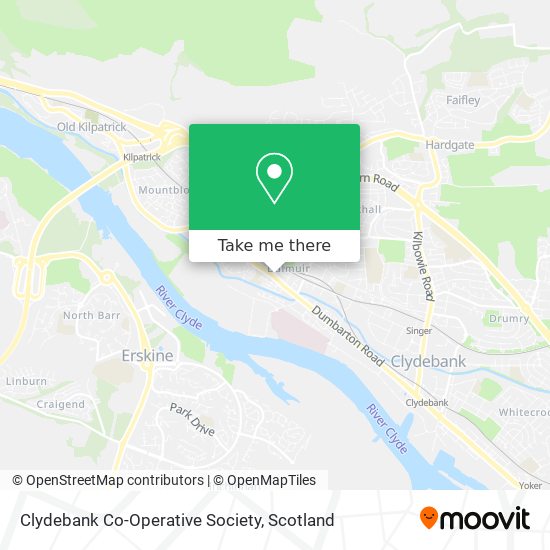 Clydebank Co-Operative Society map