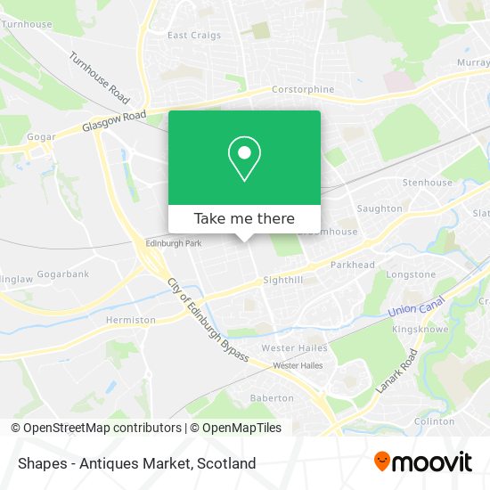 Shapes - Antiques Market map