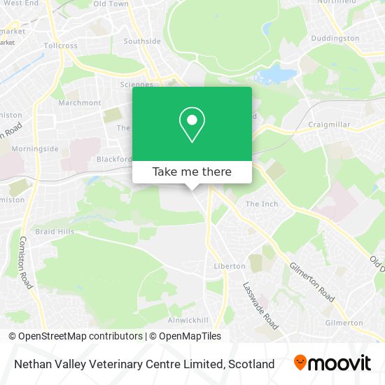 Nethan Valley Veterinary Centre Limited map