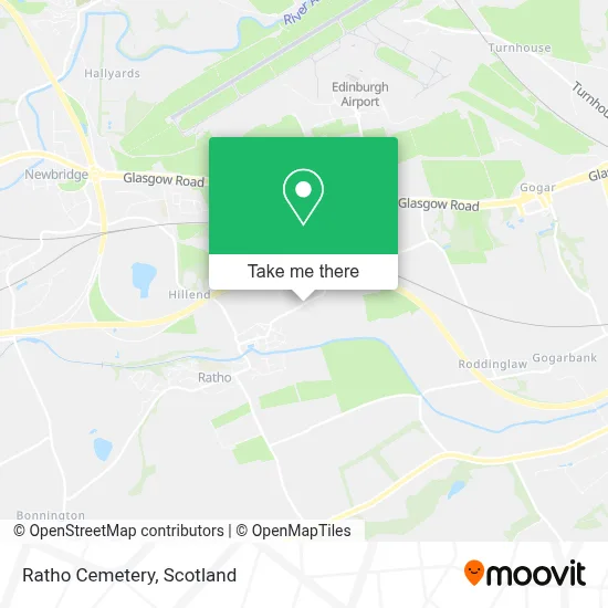 Ratho Cemetery map